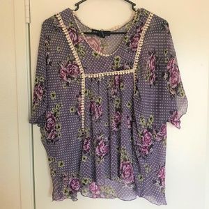 Living Doll Floral Blouse